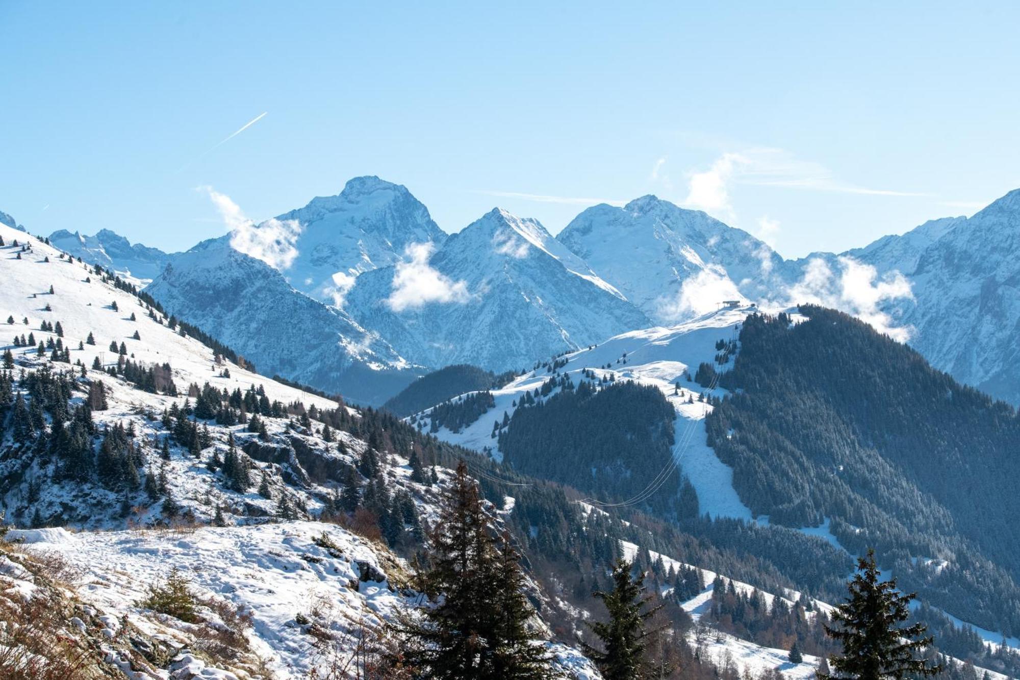 Appartement Confortable A L'Alpe D'Huez De 27 M² Avec Vue Montagne Εξωτερικό φωτογραφία